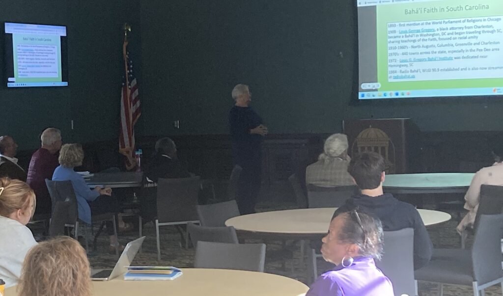 Public lecture on the Bahá’í Faith in South Carolina focused on unity, equality, and interfaith dialogue